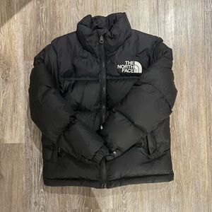 North Face Retro Nuptse Jacket - Black - Puffer